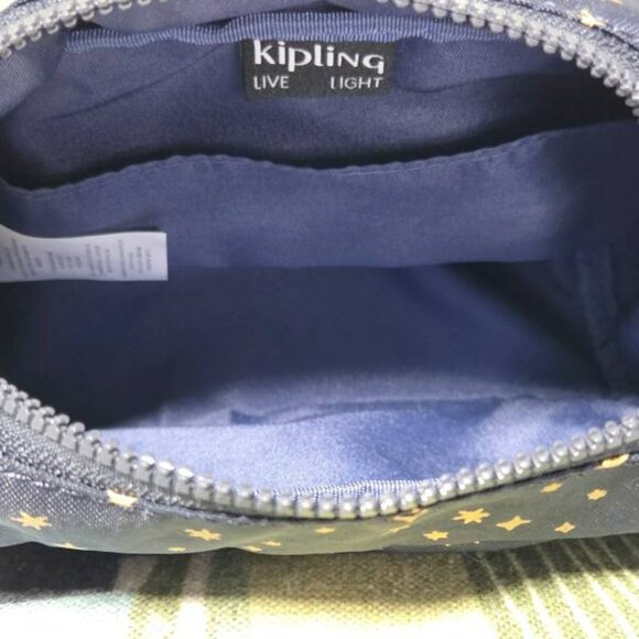 Kipling Small Pouch Make Up Case In Gleam Ultimate Stars - Picture 6 of 8